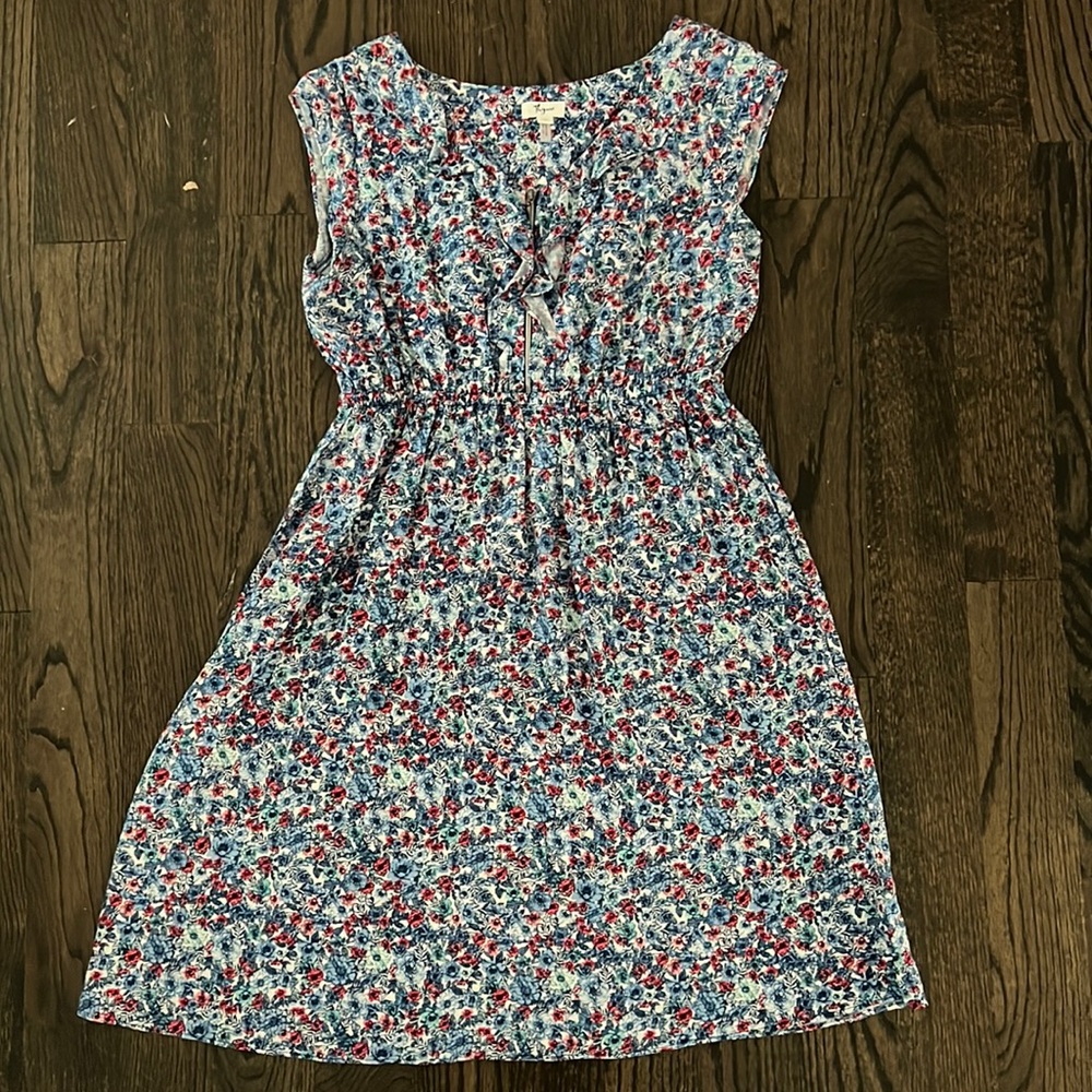 Thyme maternity midi dress floral small